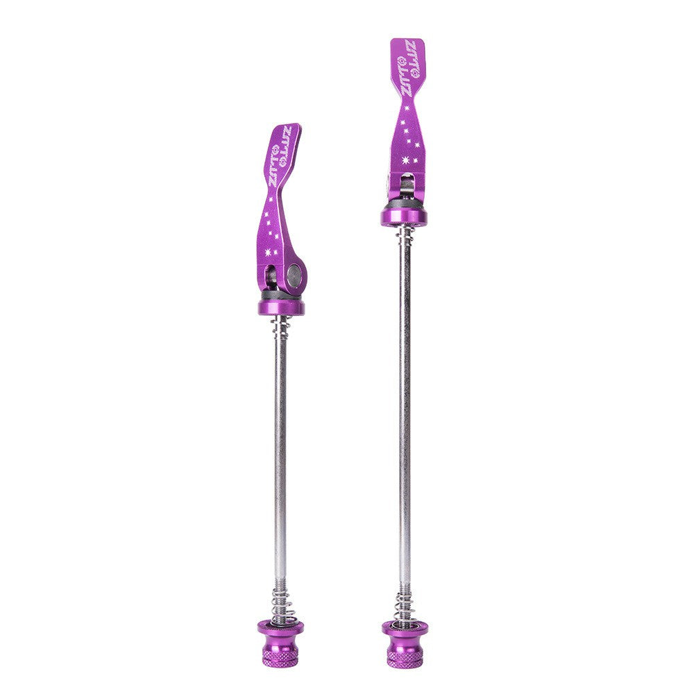 ZTTO Cycling Wheel Hub Front Rear Skewer Aluminum Alloy Handle Quick Release Lever Set ZTTO Cycling Wheel Hub Front Rear Skewer Aluminum Alloy Handle Quick Release Lever Set